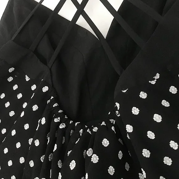 BCBGeneration High Low Polka Dot Maxi Dress - Picture 8 of 11